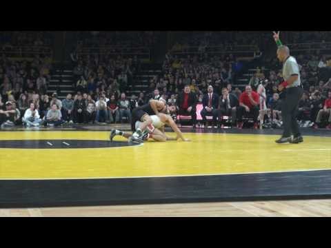 125 lbs Thomas Gilman, Iowa vs Jose Rodriguez, Ohio State