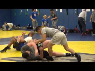 Justin Mejia & Seth Nevills Having Fun During Practice