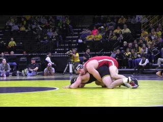 285 lbs Steven Holloway, IOWA vs Collin Jensen, NEB
