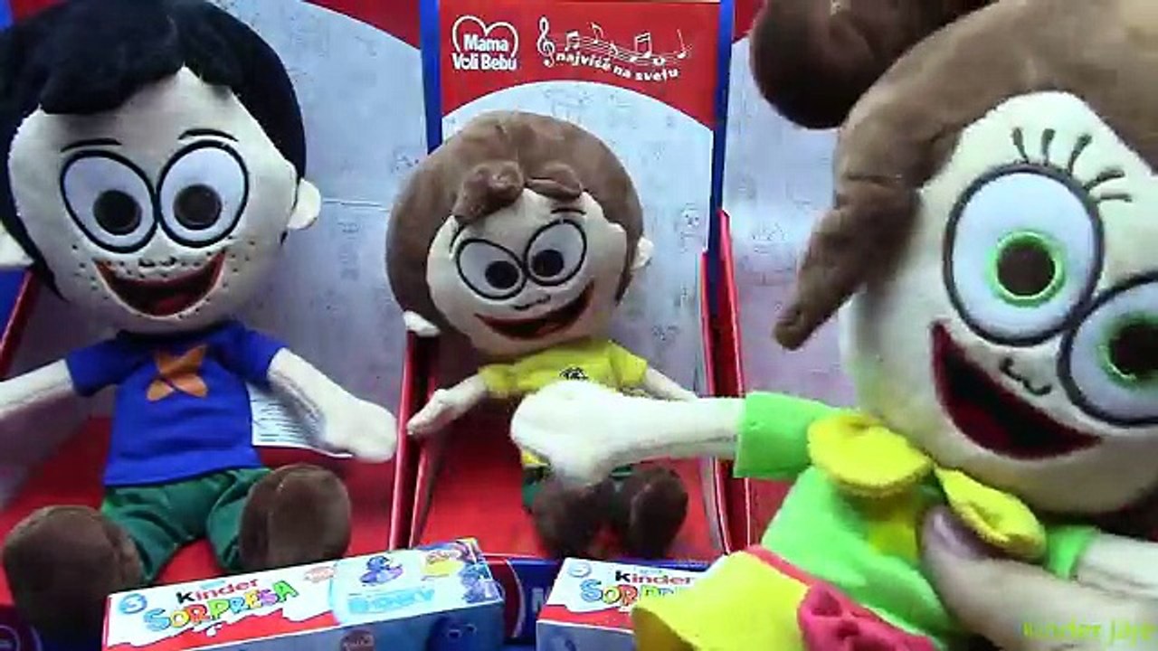 Mama Voli Bebu Plisane Igracke & Kinder Jaja I Mommy Loves Baby Toys & Kinder Surprise Eggs