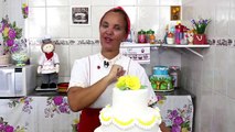 Como Fazer um lindo bolo de Casamento - Técnicas fáceis