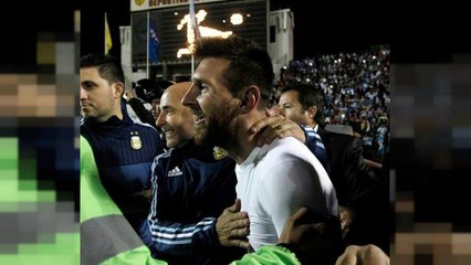 بالفيديو: ميسي يرقص فرحة بتاهل منتخب بلاده