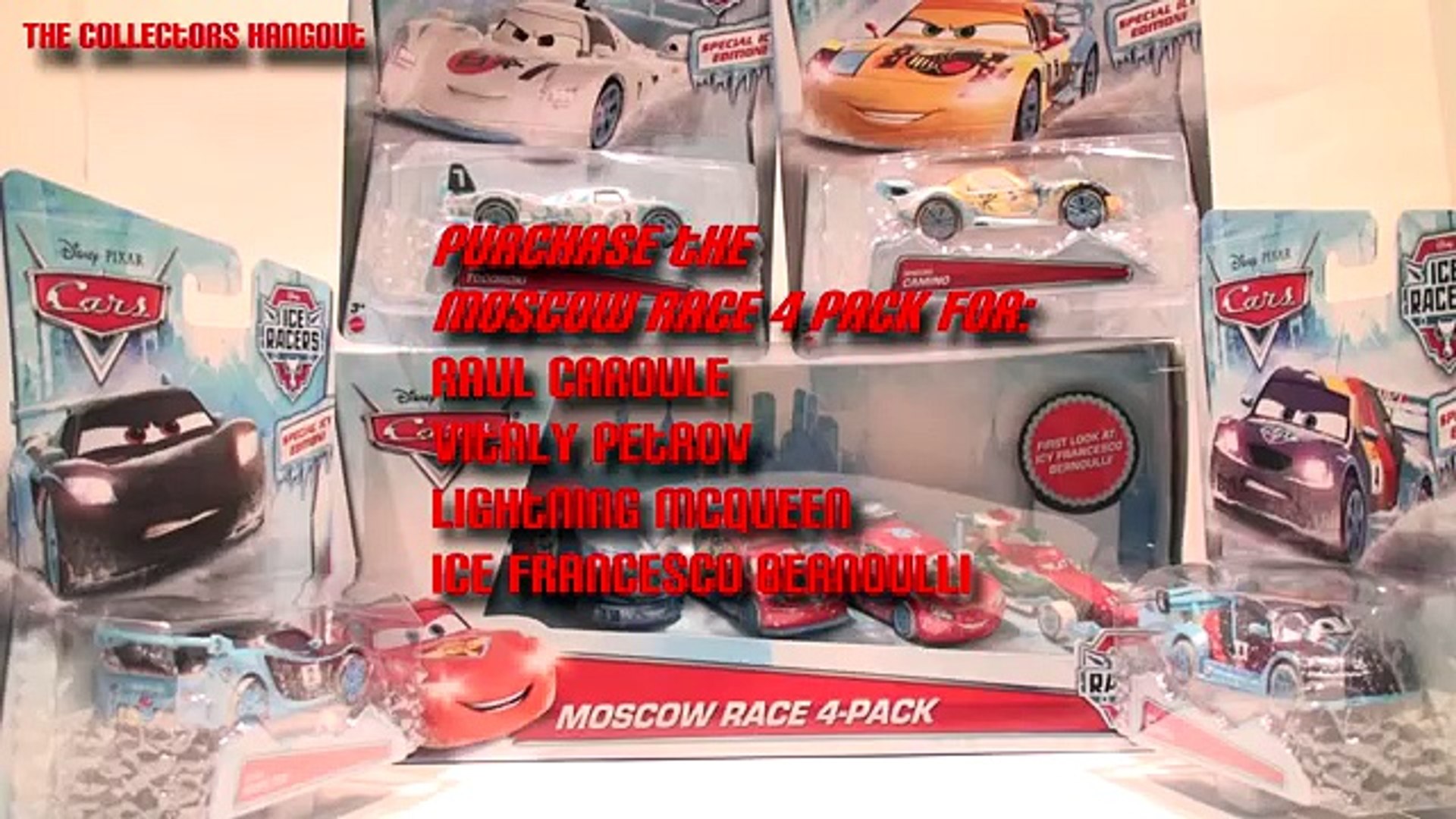 new Disney Pixar Cars Ice Racers Die Cast cars