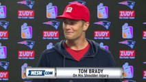 Tom Brady On The Seriousness Of His Shoulder Injury