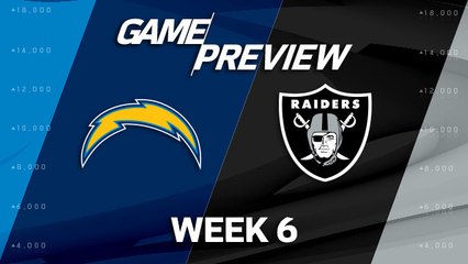 Chargers vs. Raiders Week 6 game preview