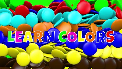 M&Ms Surprise Eggs in 3D! Learn Beautiful Colors - Learning Video for Children Baby Toddlers