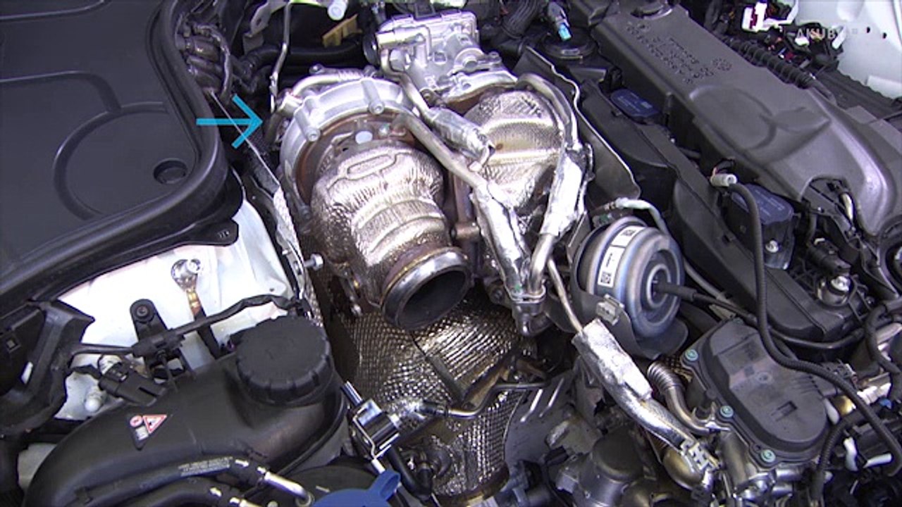 Déposer, poser le turbocompresseur type 222 Moteur 656