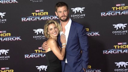 Chris Hemsworth, Elsa Pataky Thor- Ragnarok premiere