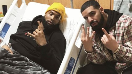 Drake Visits Odell Beckham Jr in the Hospital