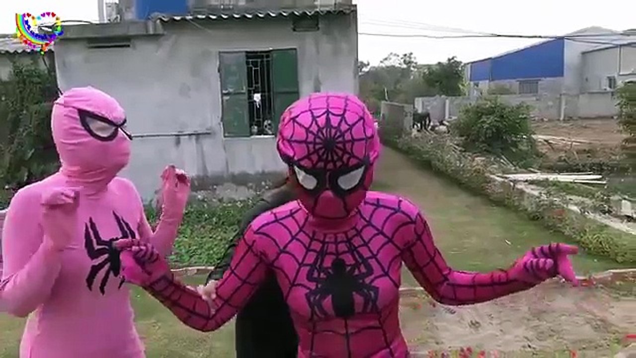 Эльза ветчина весело джокер похищать Человек-паук спасательные! Дети не выходить на улицу в одиночку