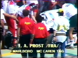 Gran Premio d'Ungheria 1986: Sosta di Prost, incidente di Ghinzani e pit stop di K. Rosberg