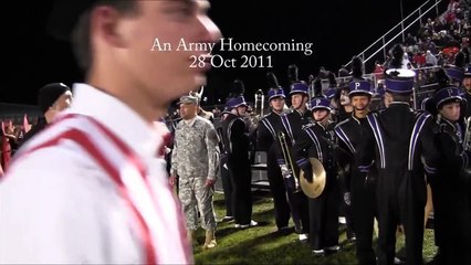 U.S. Army SSGT Surprises His Daughter After Her High School Band Performance