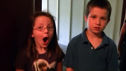 Brother & Sister Open Big Present to Find Dad, a U.S. Airman Home Early from Deployment