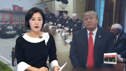 Trump says his attitude on North Korea is one that matters
