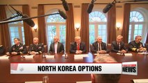 Trump briefed on North Korea options by his top defense officials