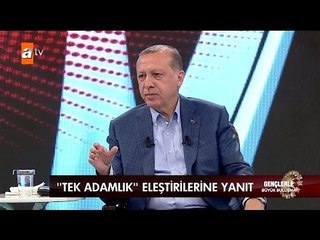 Cumhurbaşkanı Erdoğan: " Yeni sistemde tek adamlık yok..." - Cumhurbaşkanı Gençlerle Buluşma - atv