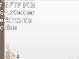 50 Stück  Ligawo Patchkabel Cat7 SFTP PiMF RJ45 Cat6A Stecker für NetzwerkInternet