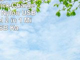 Coolden Lightning Kabel 21A Quick Charge Kabel 11M Nylon USB Ladekabel 2 in 1 Micro USB