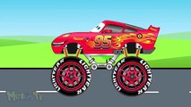 Tow Truck Minions Vs Disney Lightning Mcqueen Monster Truck - Video For Kids
