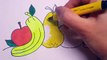How to Draw Baby Carriage Colouring Book | Learning Colouring Videos for Kids