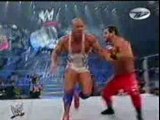 WWE - Smackdown - 2002 - Chris Benoit v Kurt Angle v Rey Mis