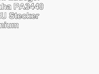 12V Netzteil  Ladegerät für Yamaha PA3440 Netzteil  EU Stecker  Premium