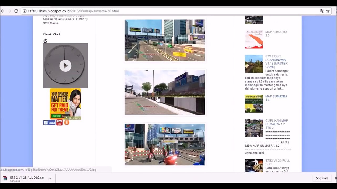 cara download game ETS2 v1.23 Full DLC + Mod map indonesia(map sumatra) | Euro Truck Simulator 2