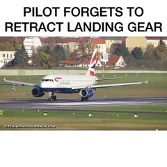 British Airways pilots forget to retract landing gear after take-off