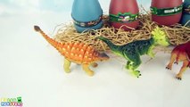 Dinosaurs Eggs! GIANT JURASSIC WORLD DINOSAUR EGGs Surprise Opening Toys Dinosaurs Video for Kids.