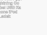 StarTechcom 03m Apple 8 Pin Lightning Connector Kabel  USB Kabel für iPhone  iPod