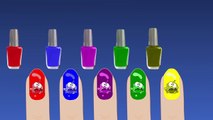 Learn Colors with Surprise Nail Arts | Colours to Kids and Toddlers | Nail Polish Videos