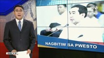 Pagbibitiw sa pwesto ni Bautista, umani ng reaksyon sa mga mambabatas