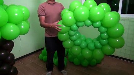 Como hacer un arbol con globos # 38