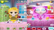My Talking Angela Level 50 VS Emma the Cat Level 10 Gameplay Great Makeover for Children HD