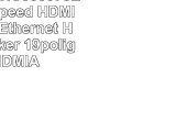 HDSupply XHC000075E Standard Speed HDMI Kabel mit Ethernet HDMIA Stecker 19polig auf