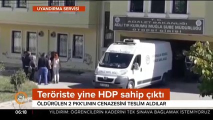 2 PKK'lının cenazesini teslim aldılar
