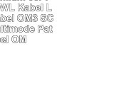 TPFNet Premium 5er Pack 750m LWL Kabel  LWL Patchkabel OM3 SCSC  LWL Multimode