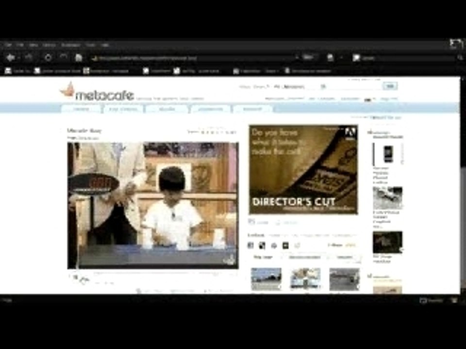 How to save video from Metacafe