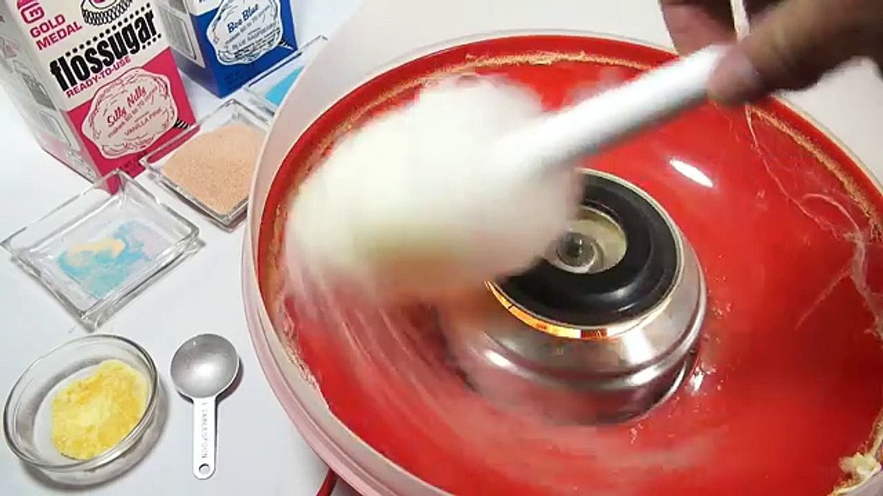 Hammacher Schlemmer Cotton Candy Machine - Flossugar, Butterscotch, Cinnamon & Starlights Hard Candy