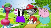 Wrong Heads Paw Patrol Peppa Pig Trolls Finger Family Nursery Rhymes Learn Colors For Kids
