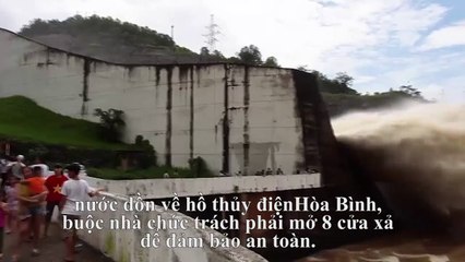 Thủy điện Hòa Bình xả lũ lớn nhất trong vòng 10 năm
