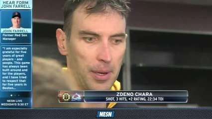 NESN Sports Today: Tuukka Rask, Zdeno Chara On Bruins&apos; Loss To Avs