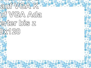 StarTech  91cm Mini DisplayPort auf VGA Kabel  mDP auf VGA Adapter Konverter bis zu