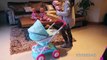 Disney Frozen Dolls Pram - Baby Annabell Lil Cutesies Little girl and Baby Dolls Playtime