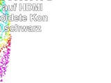 HDSupply XDC055010 DisplayPort auf HDMI Kabel  vergoldete Kontakte 10m schwarz