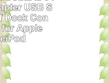 StartechCom USB2ADC1MB USB Adapter USB SteckerA auf Dock Connector 1m für Apple