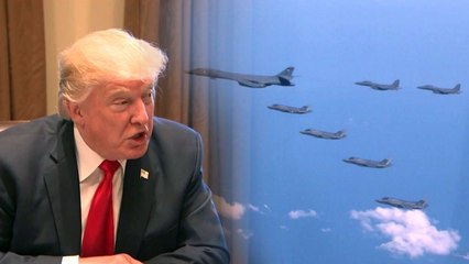 B-1B 또 출격...트럼프는 '백악관 상황실'에 / YTN