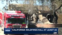 i24NEWS DESK | California wildfires kill at least 23 | Thursday, October 12th 2017