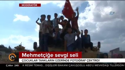 Mehmetçiğe sevgi seli