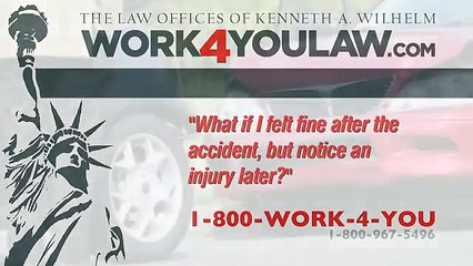 What If I Felt Fine After The Accident But Notice An Injury Later